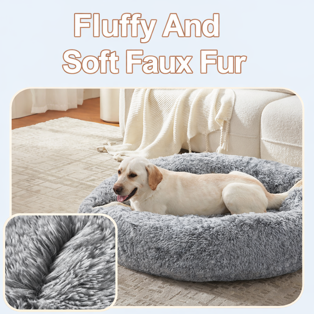 Premium Calming Dog Bed - Anti-Anxiety & Orthopedic - DogBeta®️