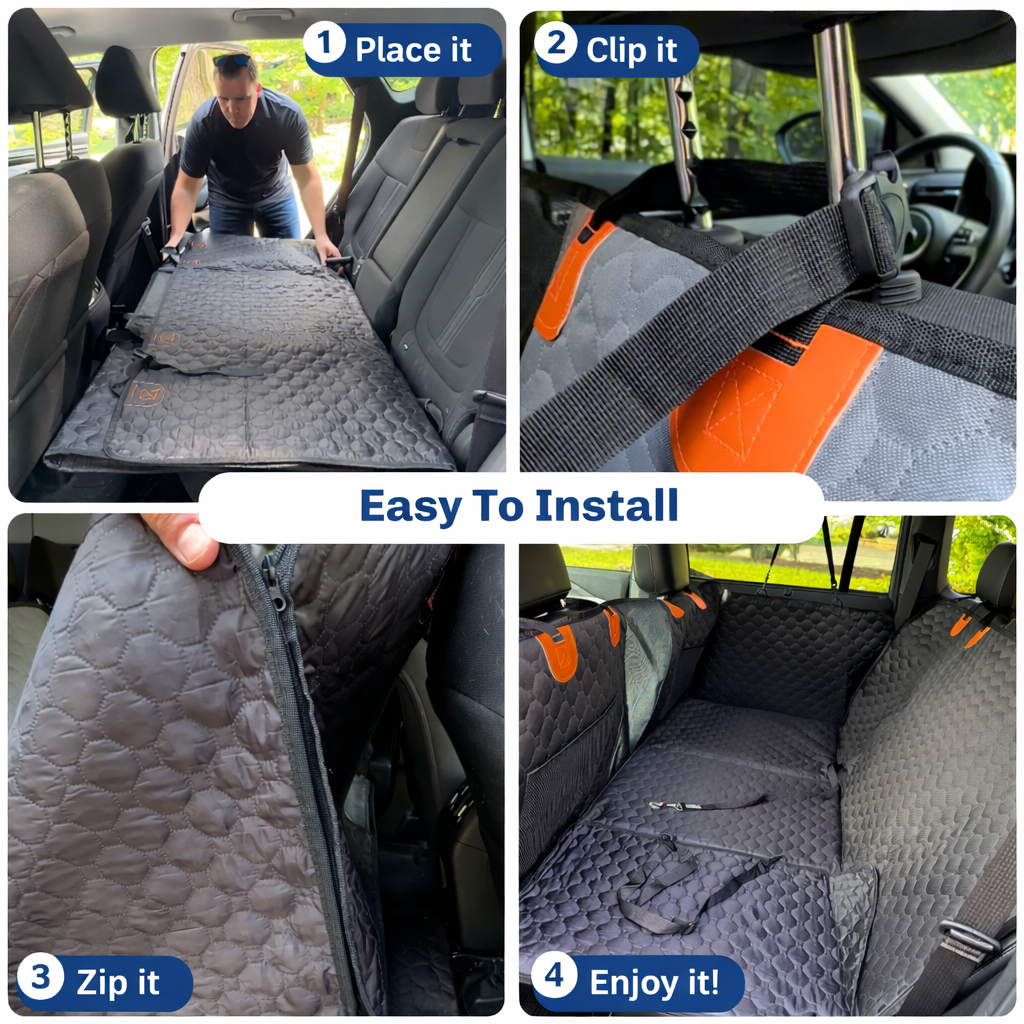 Premium Waterproof Dog Car Seat Cover Ultimate Protection & Safety - DogBeta®️