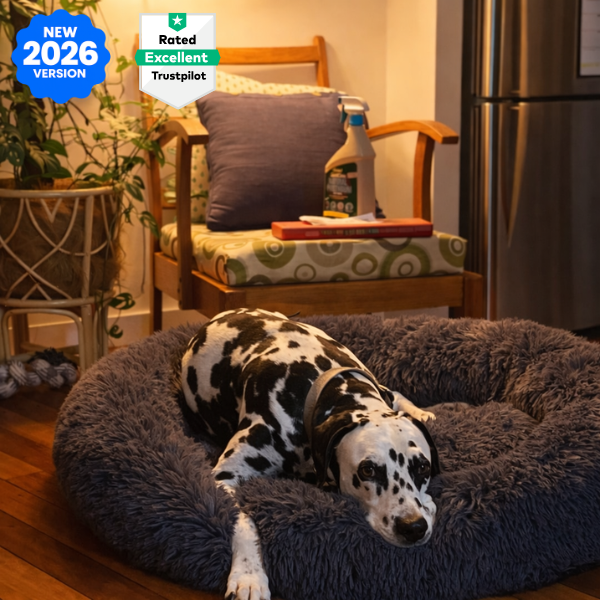Premium Calming Dog Bed - Anti-Anxiety & Orthopedic - DogBeta®️