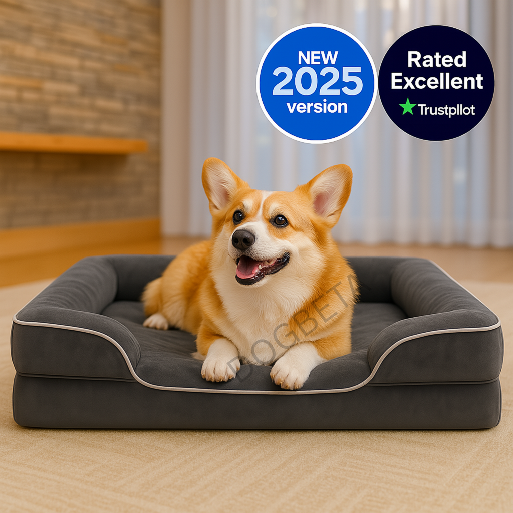 Supportive Memory Foam Orthopedic Dog Bed - DogBeta®️