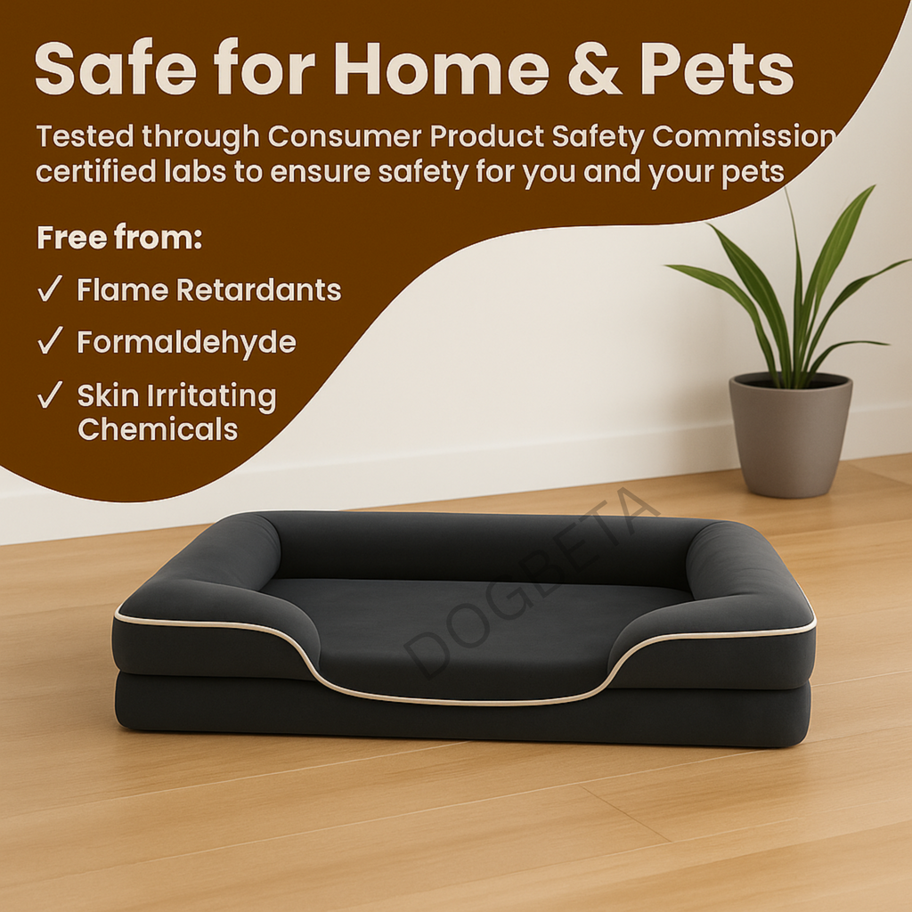 Supportive Memory Foam Orthopedic Dog Bed - DogBeta®️