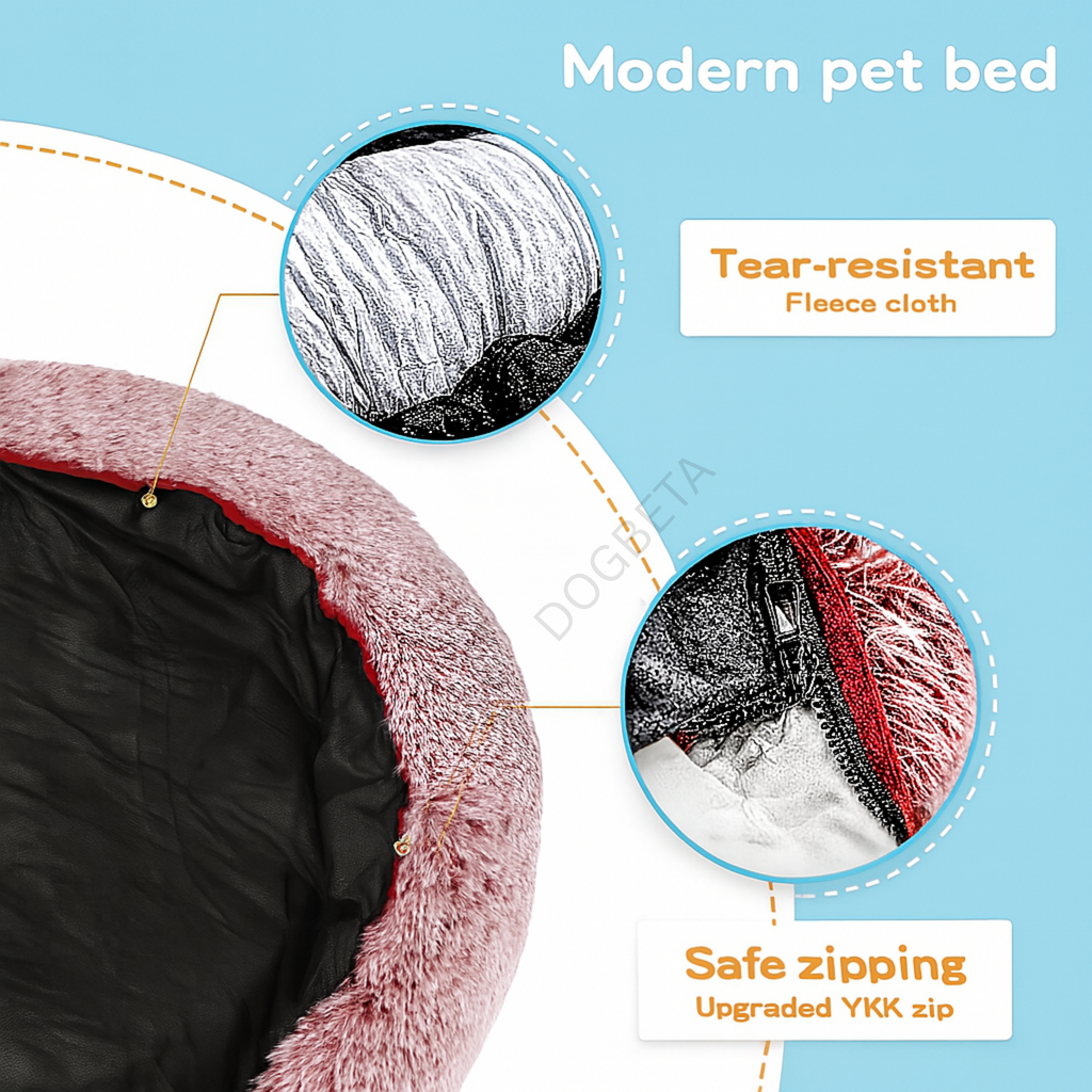 Super Soft Pet Cat Bed Plush - DogBeta®️