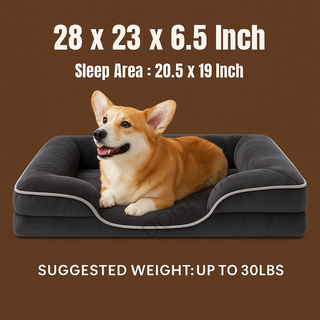 Supportive Memory Foam Orthopedic Dog Bed - DogBeta®️